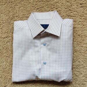 NEW David Donahue Dress Shirt